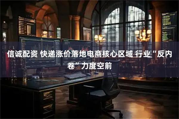 信诚配资 快递涨价落地电商核心区域 行业“反内卷”力度空前