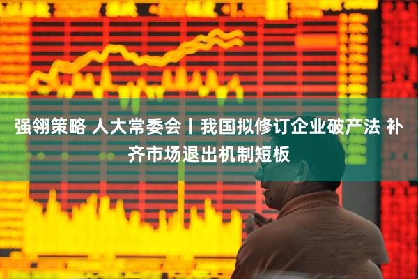 强翎策略 人大常委会丨我国拟修订企业破产法 补齐市场退出机制短板