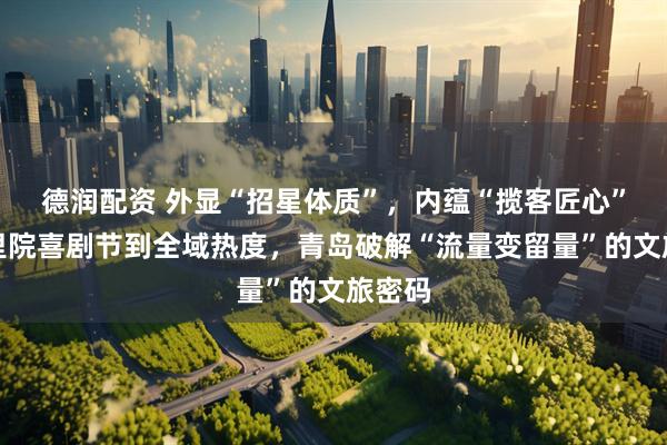 德润配资 外显“招星体质”，内蕴“揽客匠心”！从里院喜剧节到全域热度，青岛破解“流量变留量”的文旅密码